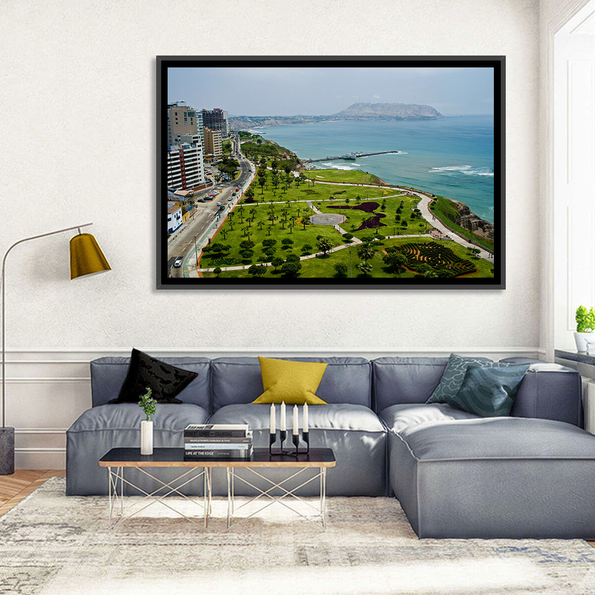 Miraflores Park Overlook, Lima Wall Art in a room, landscape