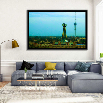 Baghdad Clock Tower Cityscape Wall Art