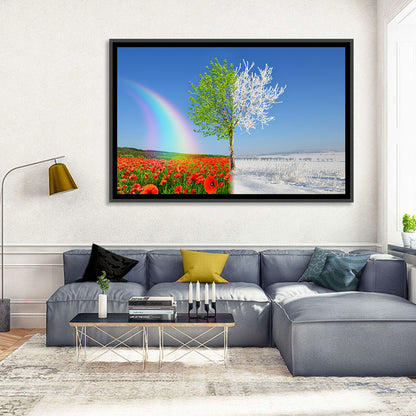 Seasonal Split Landscape Wall Art