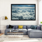 Aerial View Above Clouds Wall Art