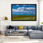 Song Kol Wildflower Shore Wall Art
