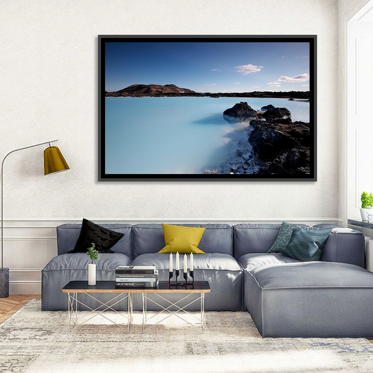 Blue Lagoon in Grindavík, Iceland Wall Art