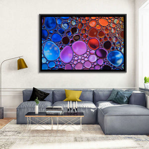 Flowing Bubbles Abstract Wall Art