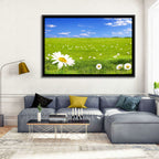Spring Daisy Meadow Wall Art