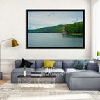 Otsego Lake View with Stone Tower Wall Art