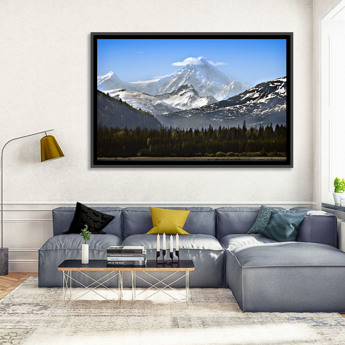 Glacier Bay Snow-capped Peak Wall Art