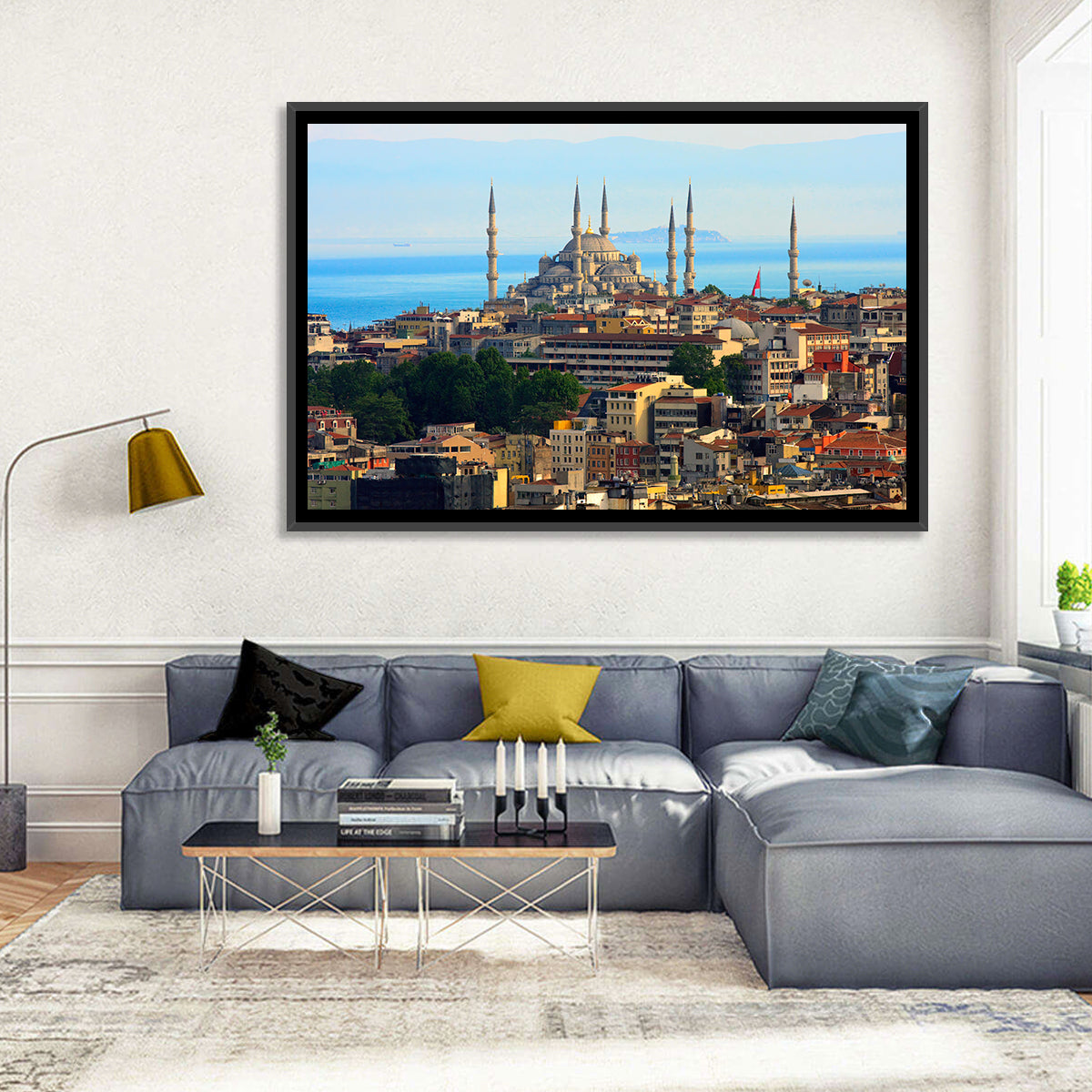Sultan Ahmed Mosque Skyline Wall Art