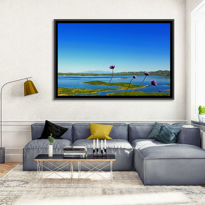 Lake Mathews Wildflower View Wall Art