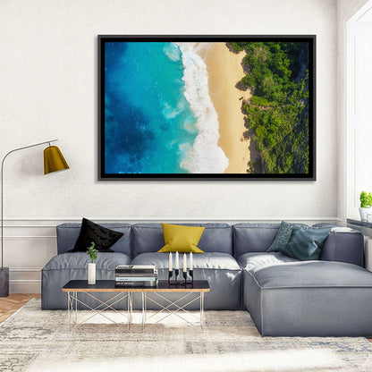 Aerial Sea Beach Wall Art