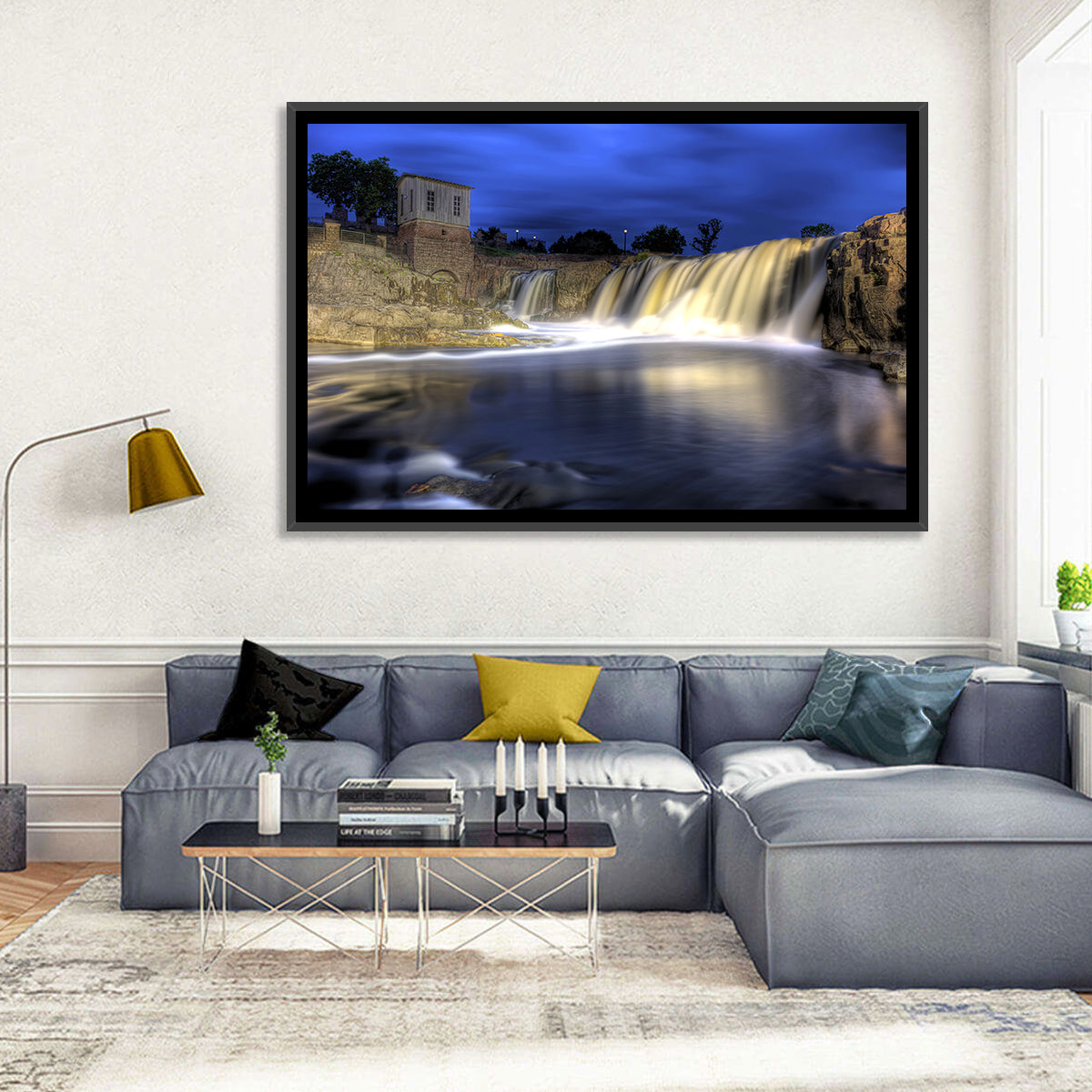 Queen Bee Mill Waterfall Wall Art