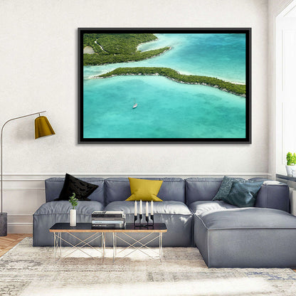Turquoise Bahamas Islands Wall Art