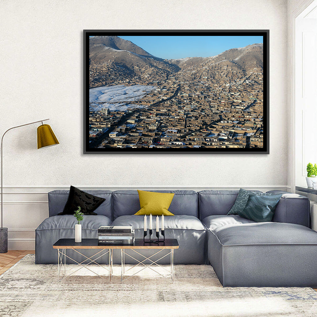 Kabul Winter Cityscape Wall Art