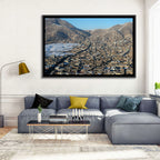 Kabul Winter Cityscape Wall Art
