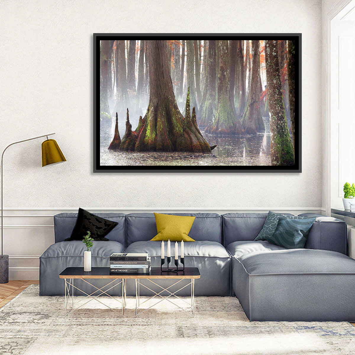 Chicot State Park Morning Fog Wall Art
