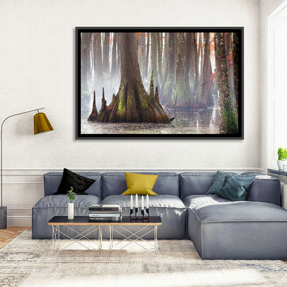Chicot State Park Morning Fog Wall Art