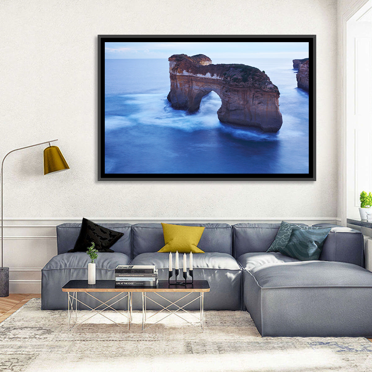 London Arch Ocean Cliffs at Dawn Wall Art