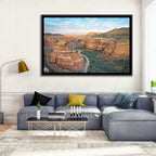 Charyn Canyon at Golden Hour Wall Art