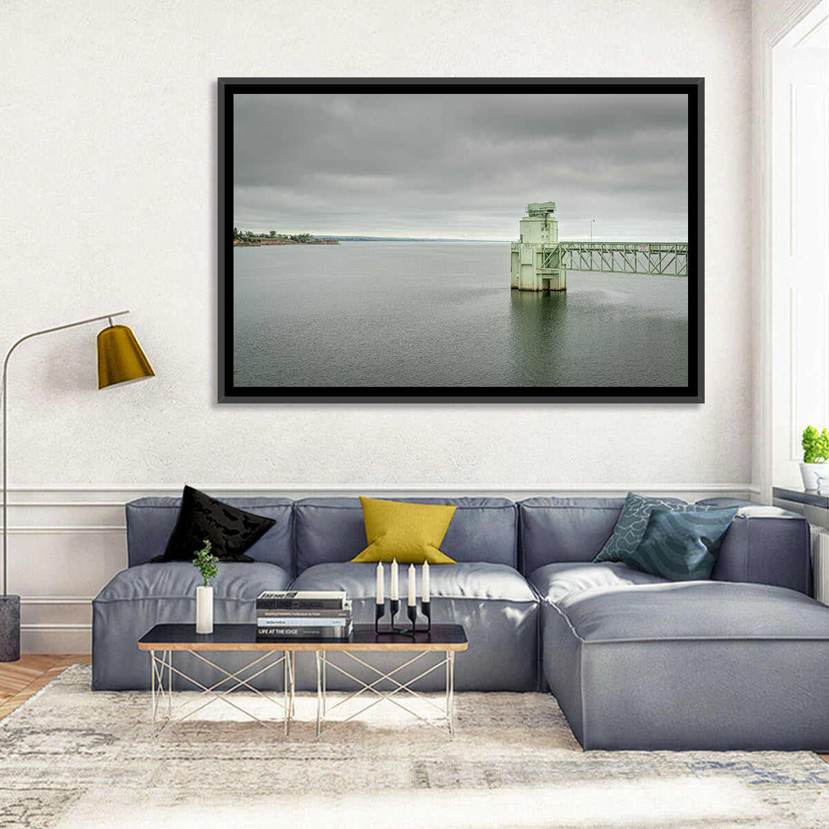 Lake Mcconaughy Intake Tower Wall Art