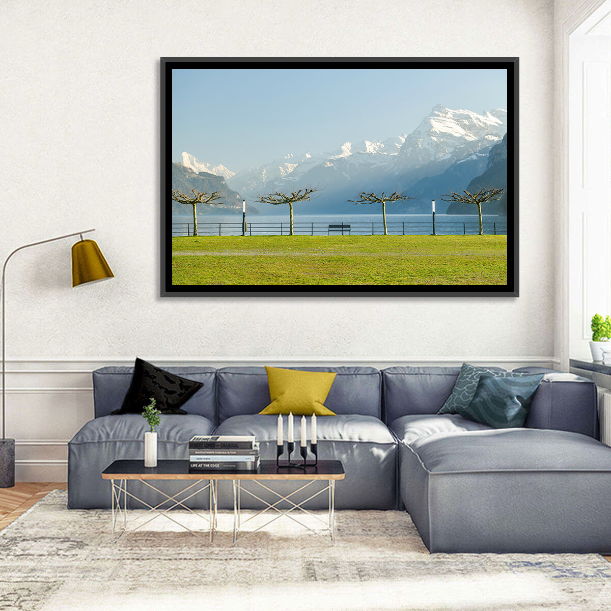 Lake Lucerne Landscape Wall Art