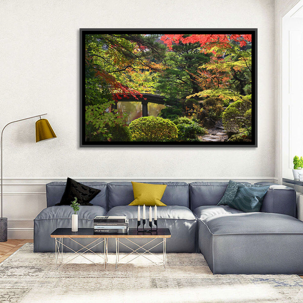 Rinoji Temple Autumn Garden Wall Art