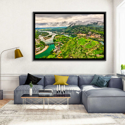 Rozafa Castle River Valley View Wall Art