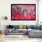 Autumn Trees Reflection Wall Art
