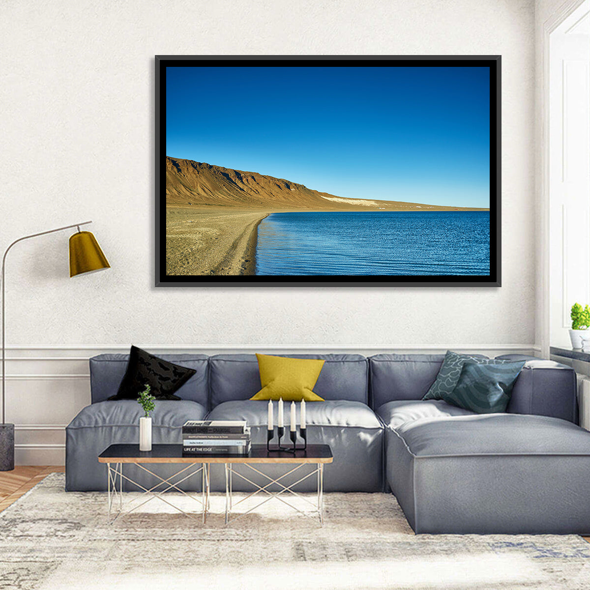 Khyargas Nuur Shoreline Wall Art