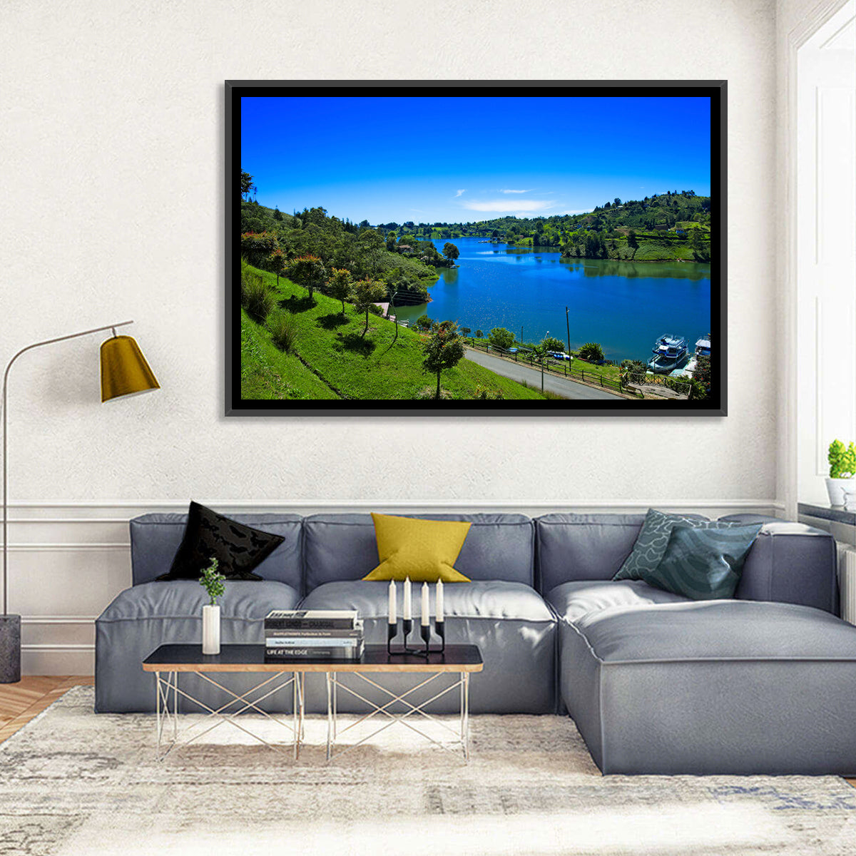 Santa Fe De Antioquia Lake View Wall Art