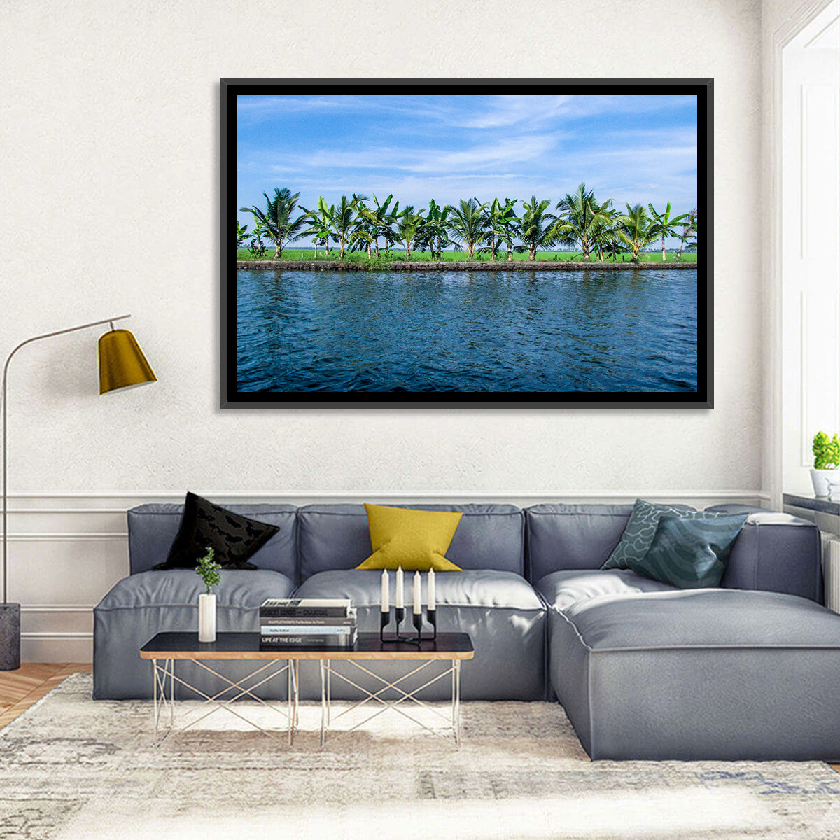 Vembanad Lake Landscape Wall Art