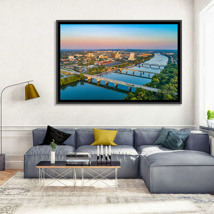 Augusta Savannah River Skyline Wall Art