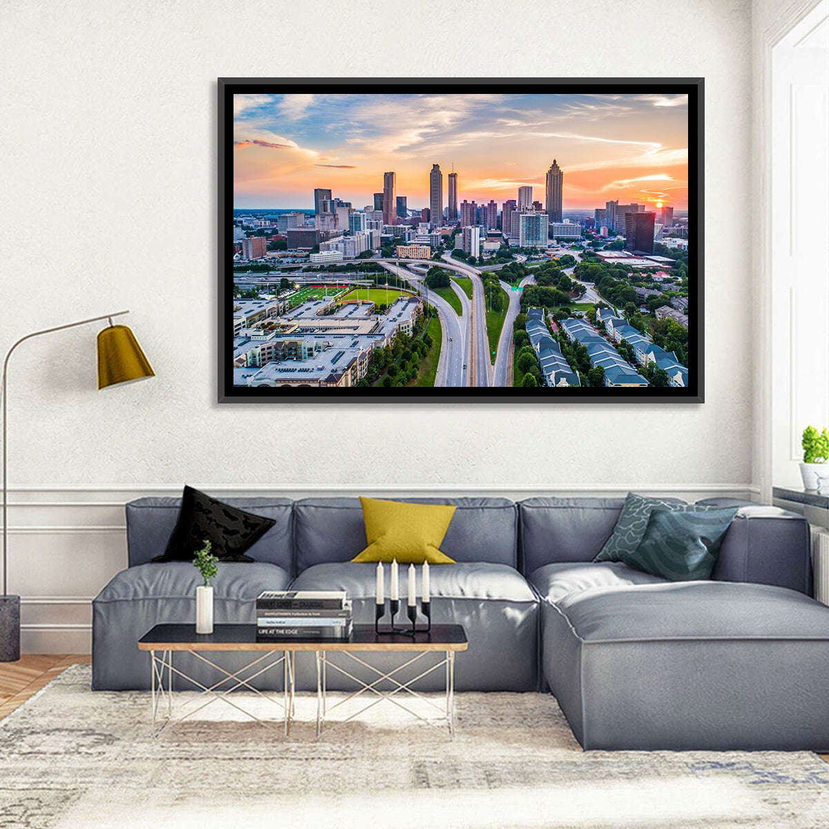 Downtown Atlanta Skyline Wall Art