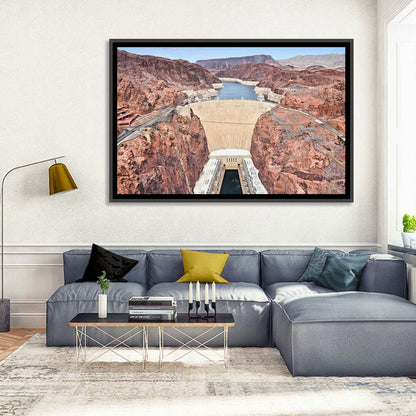 Hoover Dam High-angle View Wall Art