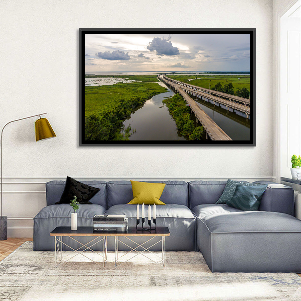Interstate 10 Bridge Wall Art