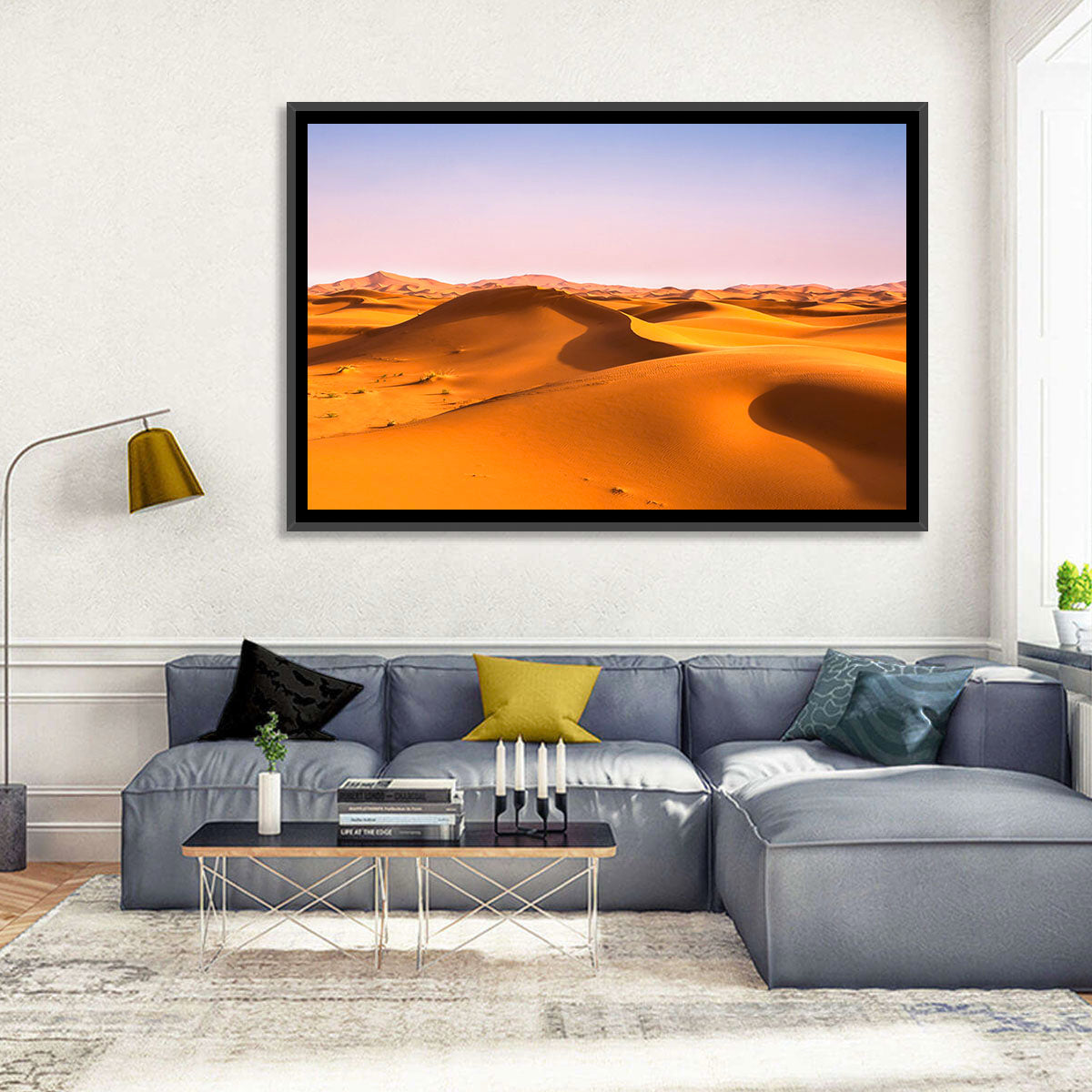 Golden Sahara Dunes Wall Art