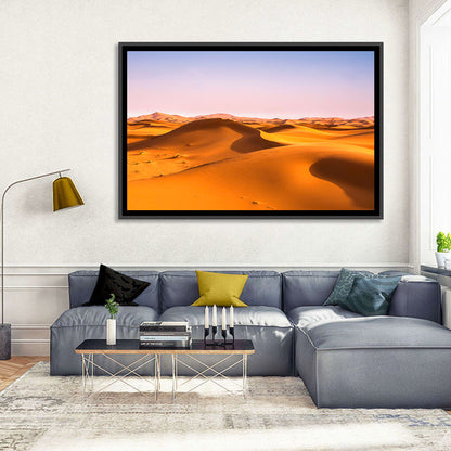 Golden Sahara Dunes Wall Art