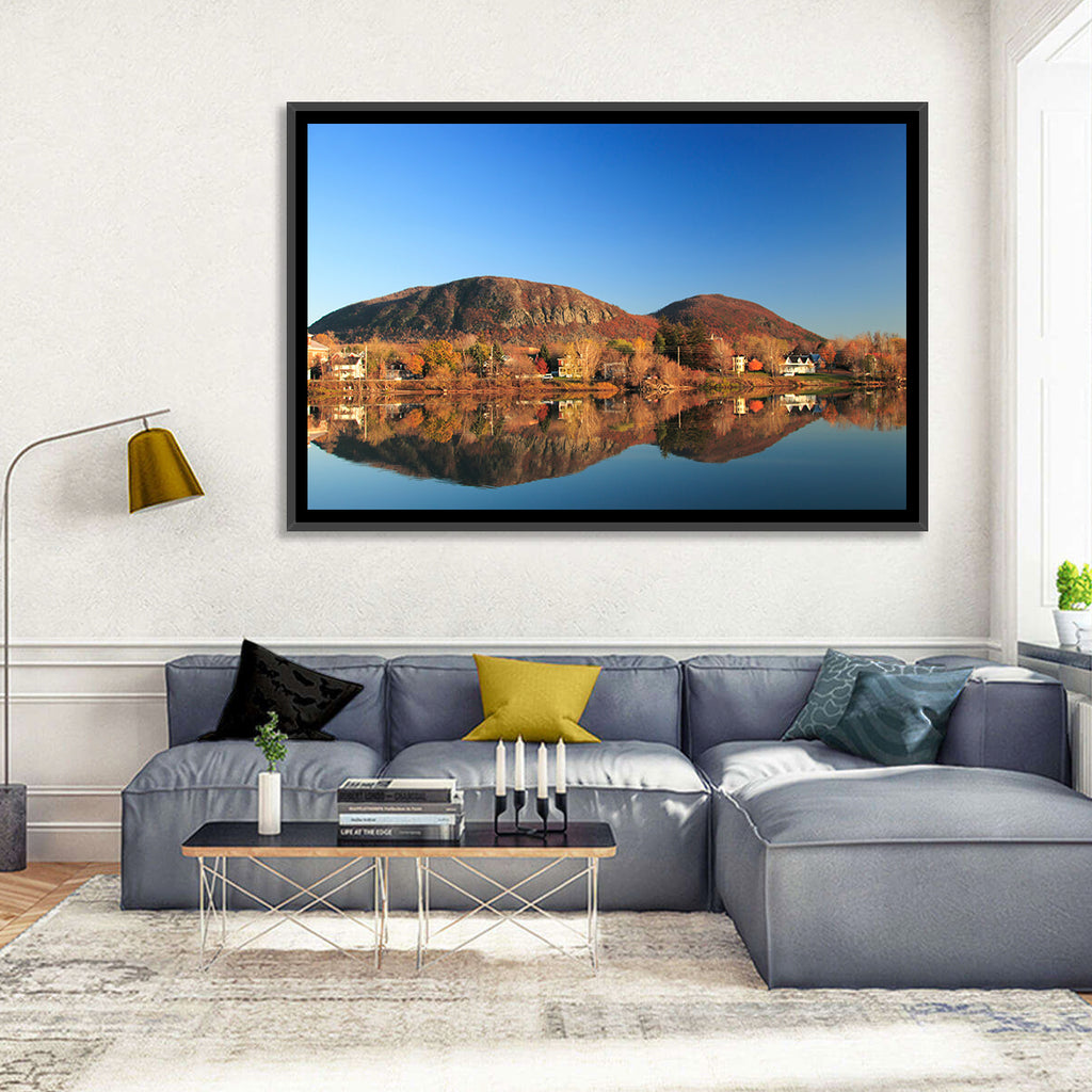 Mont Saint-hilaire Autumn Reflection Wall Art