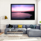 Lake Travis Purple Sunset Wall Art