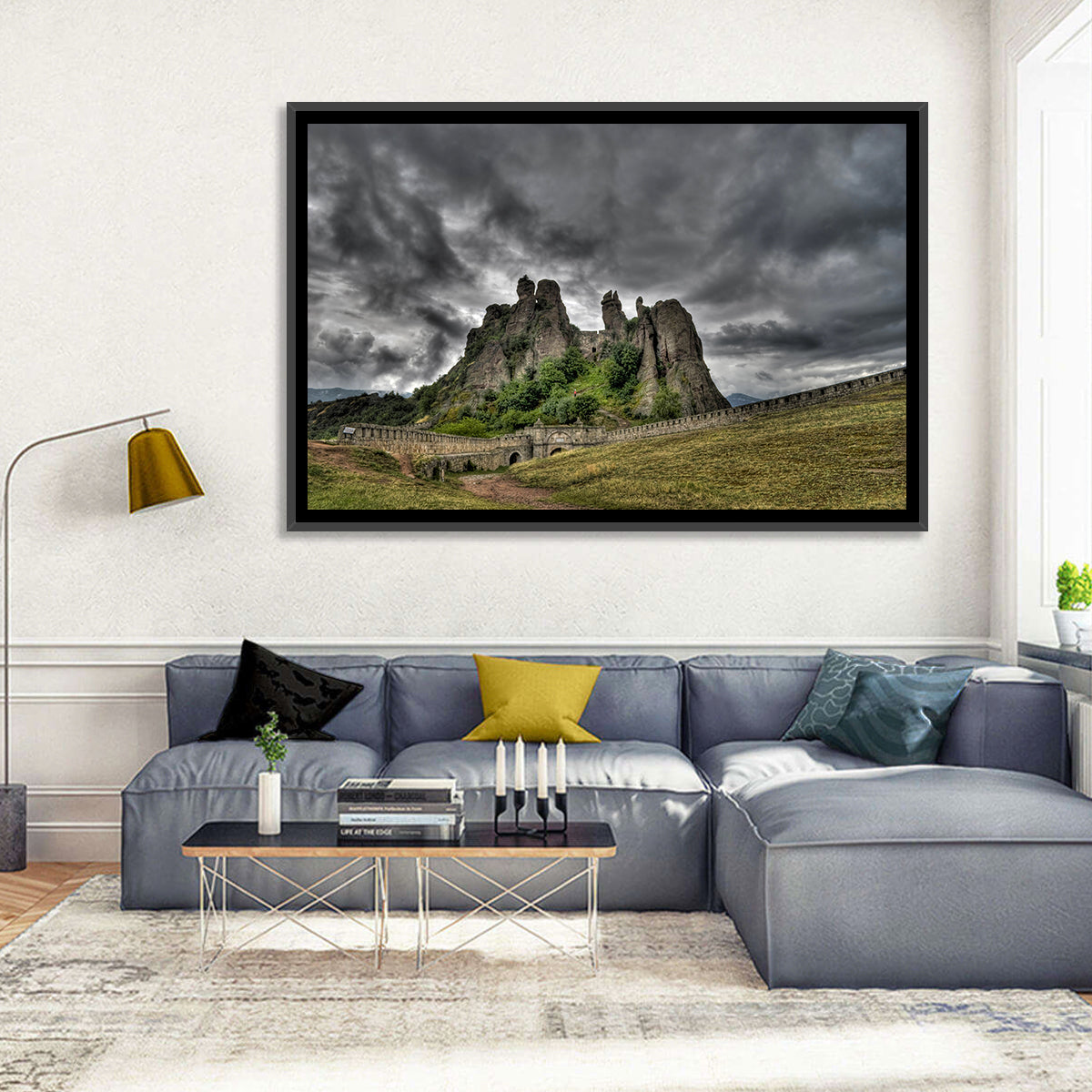 Belogradchik Fortress Rock Formations Wall Art in a room, landscape