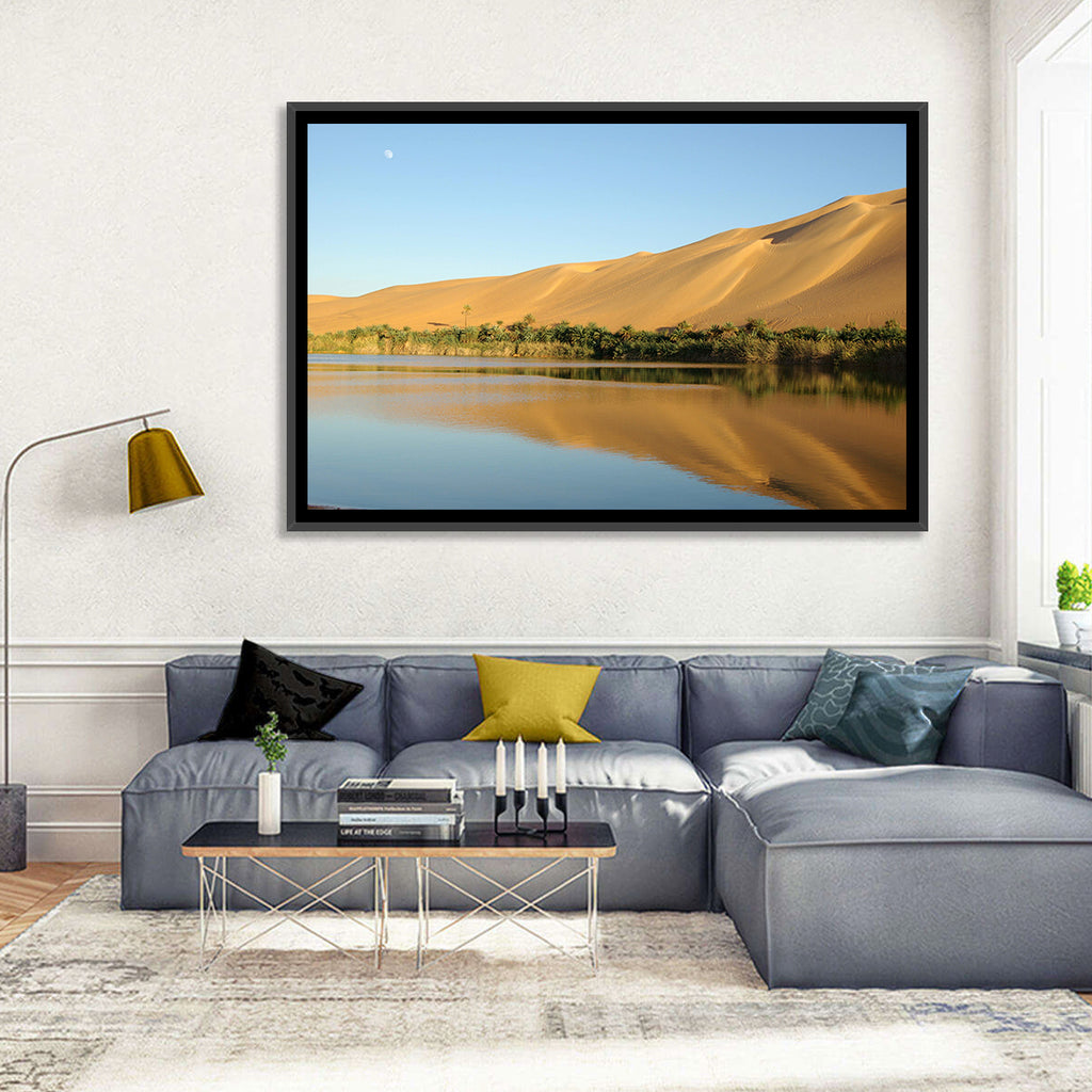 Desert Oasis Reflection Wall Art