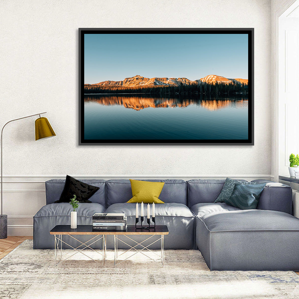 Mirror Lake Reflection, Uinta Mountains Wall Art