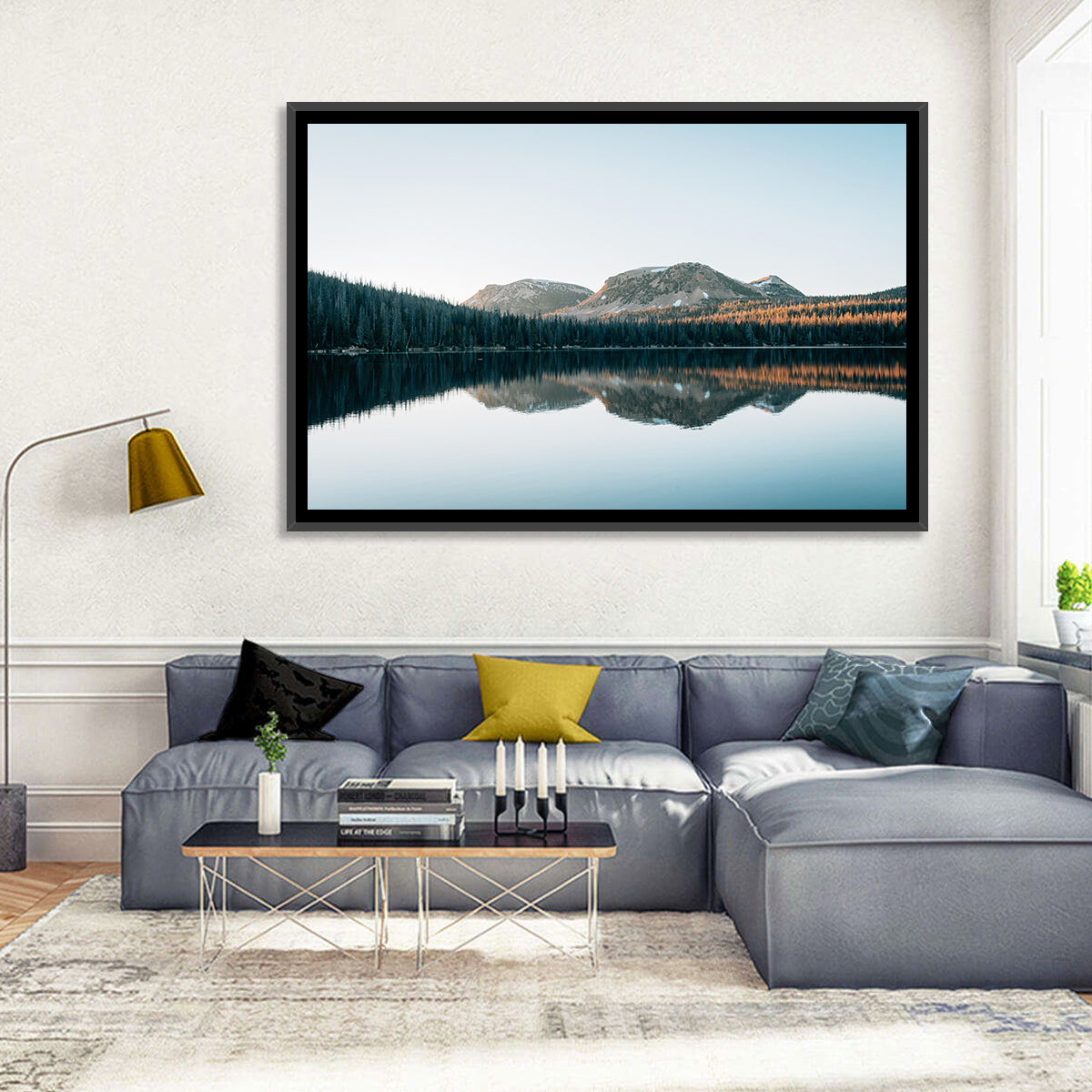 Mirror Lake Utah Reflection Wall Art