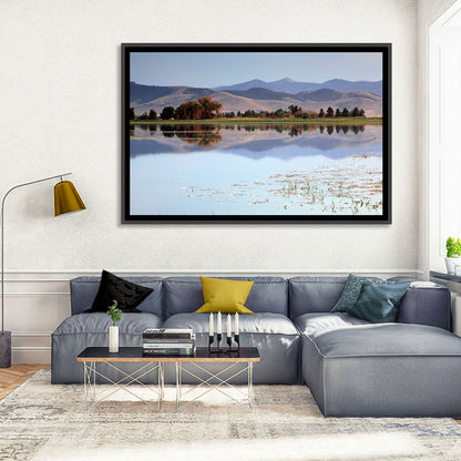 Mission Valley Lake Reflection Wall Art