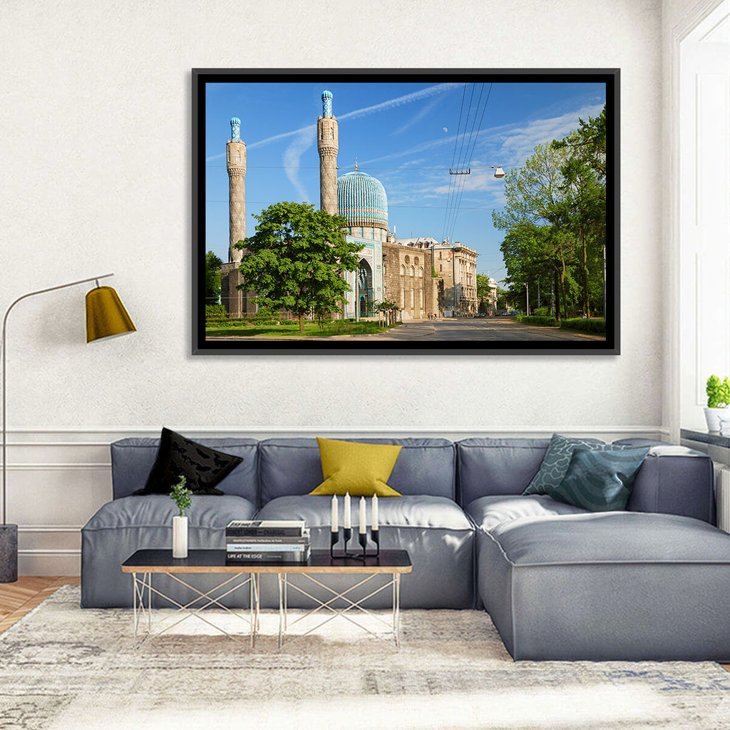 Saint Petersburg Mosque Blue Dome Wall Art