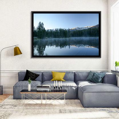 Sylvan Lake Morning Mist Wall Art
