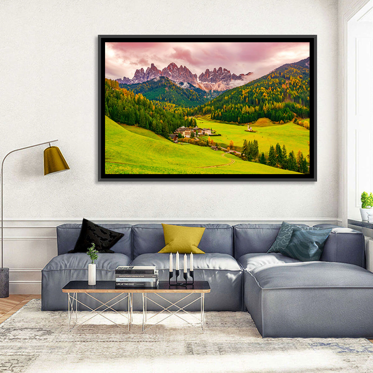 St Johann Church, Santa Maddalena Wall Art
