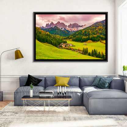 St Johann Church, Santa Maddalena Wall Art