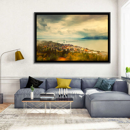 Astoria-megler Bridge Cityscape Wall Art