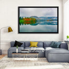 Lake Bled Island Church Wall Art