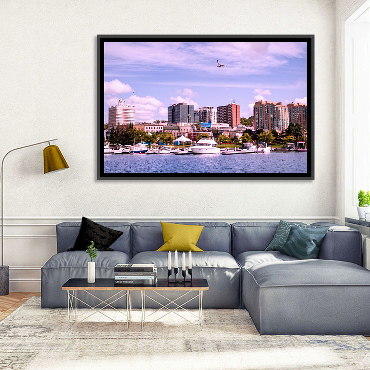 Barrie Lakefront Skyline Wall Art