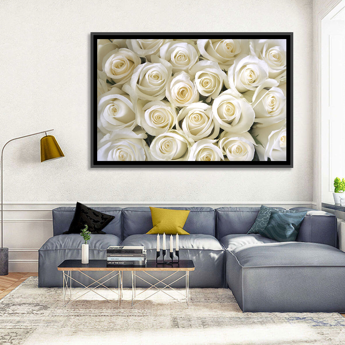 Silky Roses Wall Art